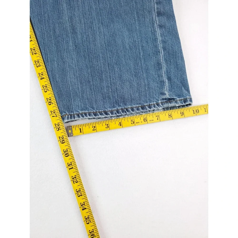 Levis 559 Jeans Mens 48x29 Blue Denim Straight Leg Relaxed Fit Distressed Pants
